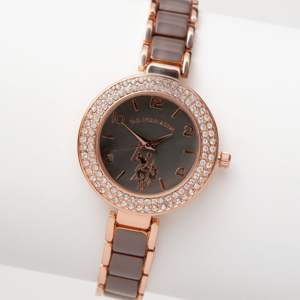 U.S Polo ASSN. LADIES BRACELET WATCH WITH CRYSTAL